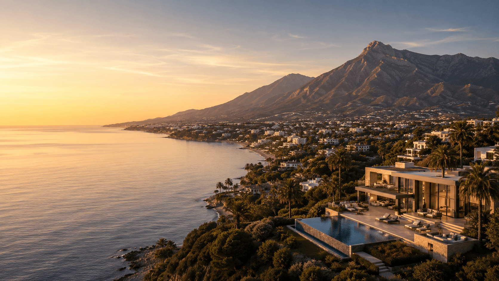 Marbella coastline