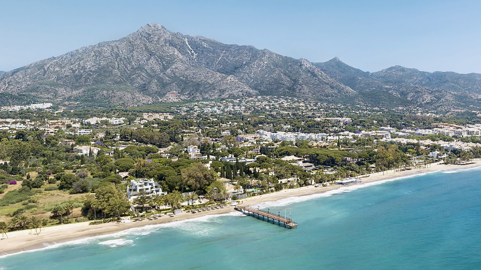 Marbella coastline